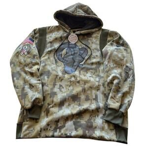 Nike Los Angeles Rams Salute To Service #99 Donald NWT Performance Hoodie Size L